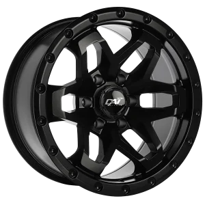 Dai Alloys – Blitz – Black – 17″x9″ -15mm – All weather Wheels – DW1261701